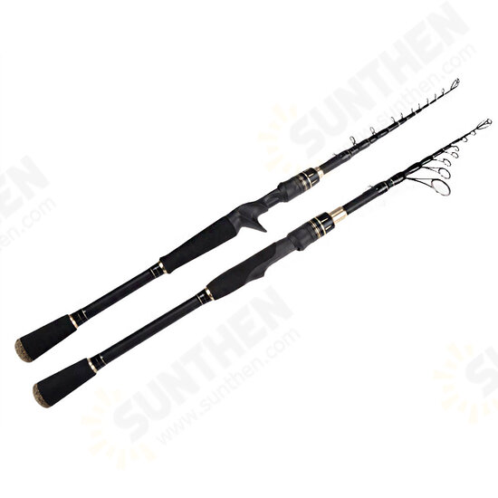 Fishing Rod 2.13/2.16m Carbon Fiber Telescopic Fishing Pole Fishing Tackle