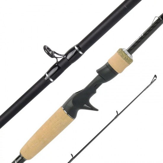 Spinning Casting Fishing Rod 1.98m 2.13m M MH Power Cork Handle Fishing Pole for Bass Trout