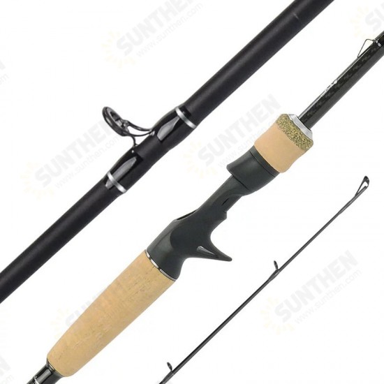 Spinning Casting Fishing Rod 1.98m 2.13m M MH Power Cork Handle Fishing Pole for Bass Trout