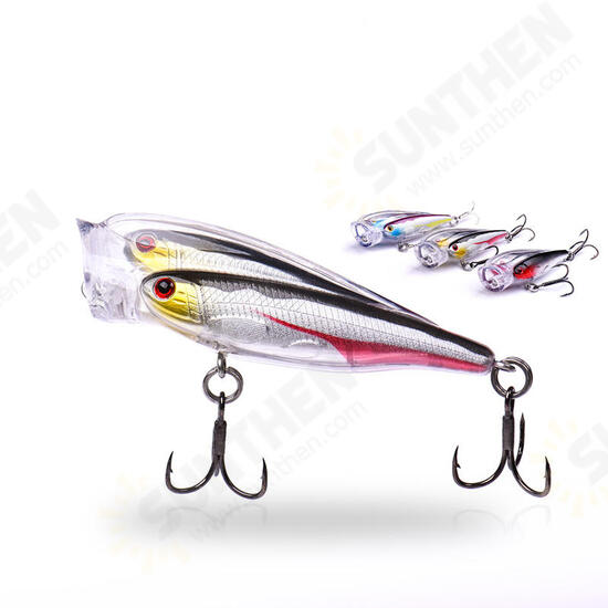 1PC 7.5CM 12G Popper Fishing Lure 3 Colors Hard Baits Fishing Lure Tackle