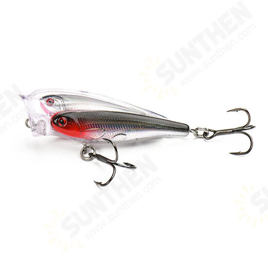 1PC 7.5CM 12G Popper Fishing Lure 3 Colors Hard Baits Fishing Lure Tackle