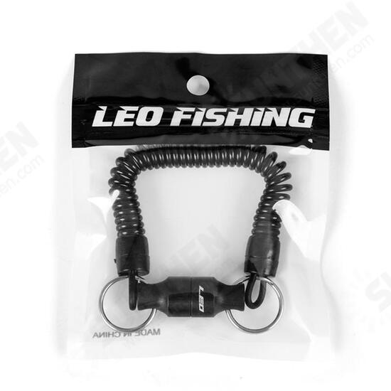 1pc Fly Fishing Magnetic Hanging Buckle With Spring Line Release Net Holder Buckle Fishing Tool