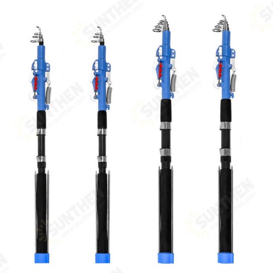 2.1/2.4/2.7/3m Self-lifting Fishing Rod Nylon Plastic Automatic Fishing Pole Outdoor Fishing Accessories