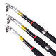 2.1M/2.4M/2.7M FluorescenceCast Highlights Telescopic Sea Fishing Rod Fishing Gear