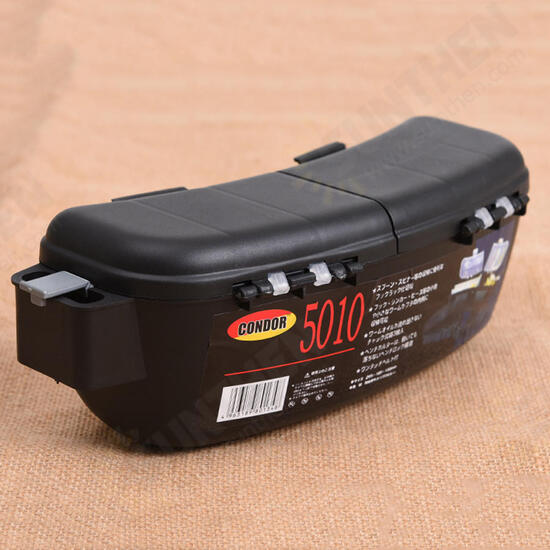 24*8*10CM ABS Multifunctional Fishing Box Portable Fishing Bait Tackle Storage Waist Carrier