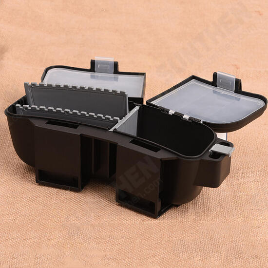 24*8*10CM ABS Multifunctional Fishing Box Portable Fishing Bait Tackle Storage Waist Carrier