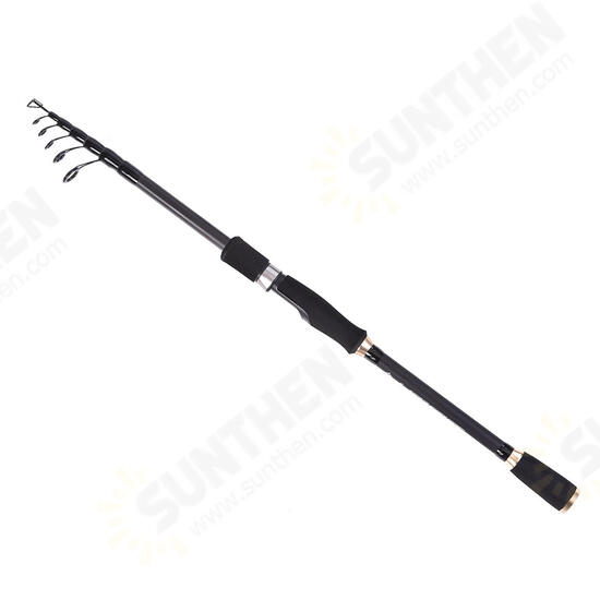 27960 L210 L240 2.1M 2.4M Carbon Telescopic Spinning Fishing Rod Super Hard Travel Sea Fishing