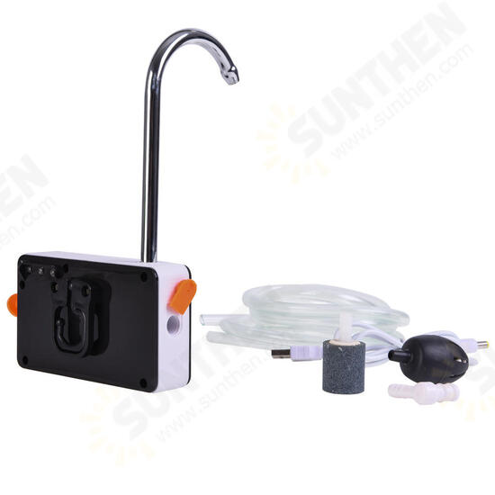 28015 2 in 1 USB Rechargeable Fishing Pumping Aeration Air Pump with 3 Lure LED Lights