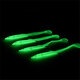 4 to10 Pcs Luminous Fishing Lure Bait Silica Gel Carbon Hooks Night Light Fishing Tackle