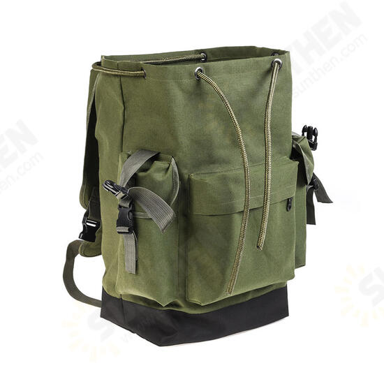 Canvas 70L Outdoor Fishing Bag Reel Lure Storage Shoulder Bag Fishing Tackle Bag Canvas 70L Outdoor Fishing Bag Reel Lure Storage Shoulder Bag Fishing Tackle Bag
