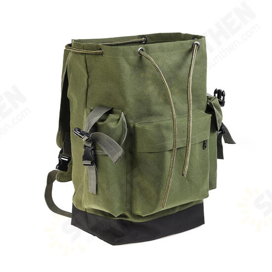 Canvas 70L Outdoor Fishing Bag Reel Lure Storage Shoulder Bag Fishing Tackle Bag