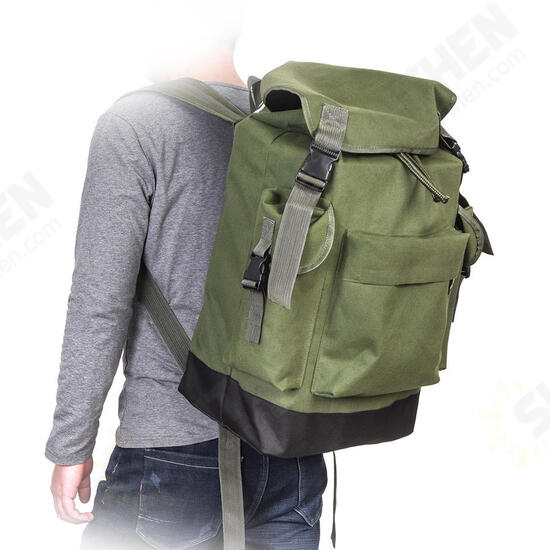 Canvas 70L Outdoor Fishing Bag Reel Lure Storage Shoulder Bag Fishing Tackle Bag Canvas 70L Outdoor Fishing Bag Reel Lure Storage Shoulder Bag Fishing Tackle Bag