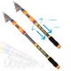 GT4000 1.8-3.6M Carbon Telescopic Fishing Rod Reel Combo Travel Spinning Fishing Pole Sets