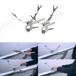 Stainless Steel Fishing Rod Racks Holders Adjustable Removable Boat Support Pole Stand Bracket Outdoor Fishing Rod Storage Holder Stainless Steel Fishing Rod Racks Holders Adjustable Removable Boat Support Pole Stand Bracket Outdoor Fishing Rod Storage Holder