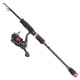 T27772-4 Fishing Tool Carbon Casting Telescopic Fishing Rod Fishing Lure Fishing Reel Combos 4 Pieces