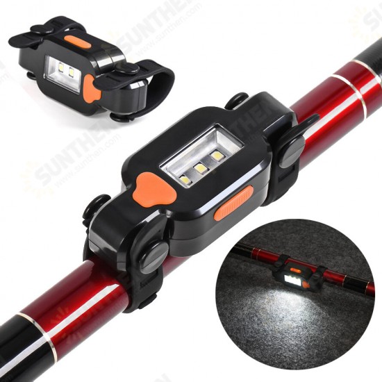 USB Charging Gravity Induction Fishing Rod's Baiting Lamp G-Sensor Fish Bite Warning Light Outdoor Fishing Tacket Induction Lighting