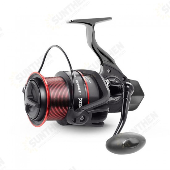 19+1 4.9:1 Metal Professional Grade Fishing Reel 10KG Unloading Force Value Sea Fishing Spinning Reel Fishing Tackle ES9000-11000