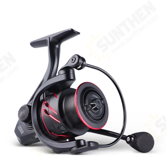 5.0:1 Max Drag 10Kg Power Fishing Reel Full Metal Spool Spinning Reel Smooth Sea Carp Fishing Reel Black 5.0:1 Max Drag 10Kg Power Fishing Reel Full Metal Spool Spinning Reel Smooth Sea Carp Fishing Reel Black