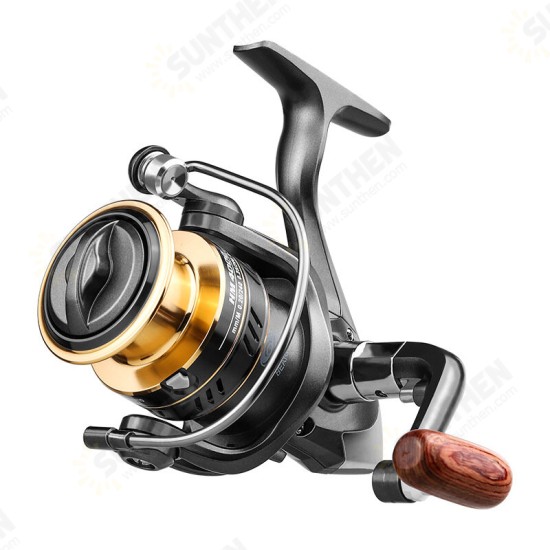 5.2:1 8KG Fishing Reel HM1000-7000 Spinning Reel Lightweight Fishing Wheels High Speed Metal Spool Coil Fishing Reel Universal Left/Right Hands Fishing Reel