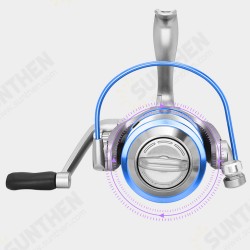 5.2:1/4.7:1 12 Bearings Fishing Reel 8KG Unloading Force Value CNC Metal Grip All Metal Spinning Reel FB1000-6000 5.2:1/4.7:1 12 Bearings Fishing Reel 8KG Unloading Force Value CNC Metal Grip All Metal Spinning Reel FB1000-6000