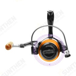 FA1000-6000 Fishing Reel 4.7:1 Tooth Speed Ratio 13+1 Bearings 8KG Unloading Force Value Full Metal Professional Grade Fishing Reel FA1000-6000 Fishing Reel 4.7:1 Tooth Speed Ratio 13+1 Bearings 8KG Unloading Force Value Full Metal Professional Grade Fishing Reel