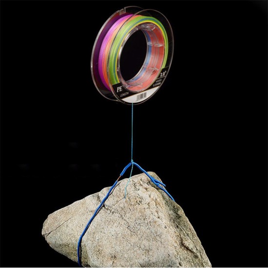 MAX-9 9 Strands Braided Fishing Line 100m Multi Color Super Strong Multifilament PE Braid Line-1.0/2.0/3.0/4.0/5.0/6.0/7.0/8.0