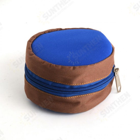 105*105*80MM Zippered Fly Reel Pouch Fishing Reel Protecting Bag