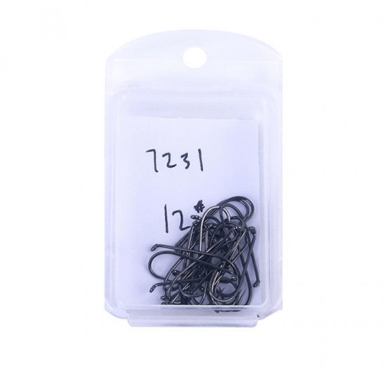 25Pcs/Box Barbless Fly Hooks For Fishing 5 Kinds of Models 3 Sizes