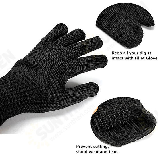 Durable Protective Fishing Glove Tuff-Knit Yarn Anti-cut Fishing Glove