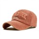 Men Women Washed Retro Embroidery Baseball Cap Outdoor Sunshade Adjustable Cycling Fishing Hats
