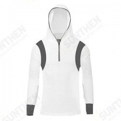 Men's Quick Dry Bamboo Fiber Long Sleeve Breathable Fishing Shirts UV Sunscreen Clothing With Hood Men's Quick Dry Bamboo Fiber Long Sleeve Breathable Fishing Shirts UV Sunscreen Clothing With Hood