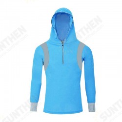 Men's Quick Dry Bamboo Fiber Long Sleeve Breathable Fishing Shirts UV Sunscreen Clothing With Hood Men's Quick Dry Bamboo Fiber Long Sleeve Breathable Fishing Shirts UV Sunscreen Clothing With Hood