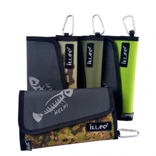 Multi Fishing Lure Bag PVC Fishing Bait Hook Storage Bag 6 Transparent Bag 2 Zipper Bag Fishing Tackle