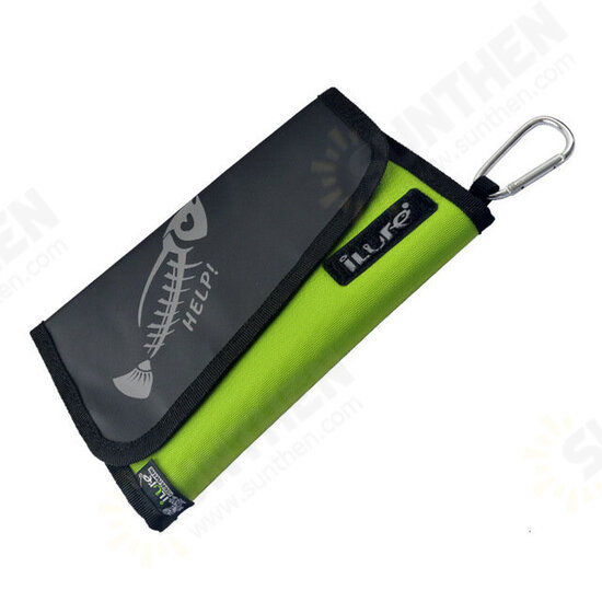 Multi Fishing Lure Bag PVC Fishing Bait Hook Storage Bag 6 Transparent Bag 2 Zipper Bag Fishing Tackle