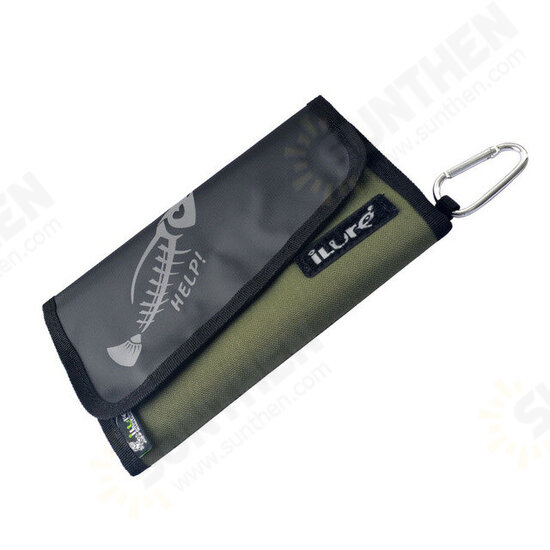 Multi Fishing Lure Bag PVC Fishing Bait Hook Storage Bag 6 Transparent Bag 2 Zipper Bag Fishing Tackle