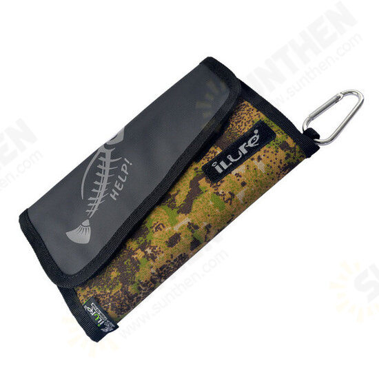 Multi Fishing Lure Bag PVC Fishing Bait Hook Storage Bag 6 Transparent Bag 2 Zipper Bag Fishing Tackle