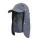 Fishing Hat Foldable Detachable Sun Protection Breathable Mosquito Veil Camping Fishing Hiking Duck Tongue Hat