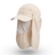 Fishing Hat Foldable Detachable Sun Protection Breathable Mosquito Veil Camping Fishing Hiking Duck Tongue Hat