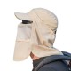 Fishing Hat Foldable Detachable Sun Protection Breathable Mosquito Veil Camping Fishing Hiking Duck Tongue Hat