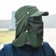 Fishing Hat Foldable Detachable Sun Protection Breathable Mosquito Veil Camping Fishing Hiking Duck Tongue Hat