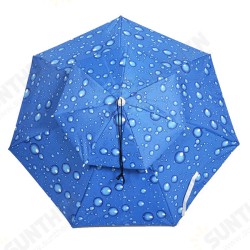 Outdoor Anti UV Windproof Double Umbrella Fishing Hat Portable Shade Camping Fishing Tool Outdoor Anti UV Windproof Double Umbrella Fishing Hat Portable Shade Camping Fishing Tool