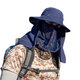 Outdoor Dustproof Full Face Protective Hat Anti-Saliva Windproof Mesh Design Face Protection Shield Screen Mask