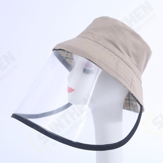 Outdoor Fishing Bucket Hat With Transparent Shield Anti-spittle Protective Hat Anti-Fog Dustproof Fisherman Hats Outdoor Fishing Bucket Hat With Transparent Shield Anti-spittle Protective Hat Anti-Fog Dustproof Fisherman Hats
