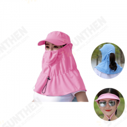 Outdoor Fishing Hat Removable 360° Protection Face Neck Anti-UV Fisherman Bucket Hat