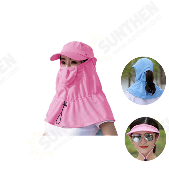 Outdoor Fishing Hat Removable 360° Protection Face Neck Anti-UV Fisherman Bucket Hat