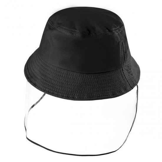 Outdoor Transparent Full Face Shied Hat Protective Bucket Hat Removable Anti-spittle Dustproof Face Mask Fishing Hat