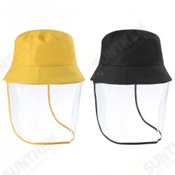 Outdoor Transparent Full Face Shied Hat Protective Bucket Hat Removable Anti-spittle Dustproof Face Mask Fishing Hat Outdoor Transparent Full Face Shied Hat Protective Bucket Hat Removable Anti-spittle Dustproof Face Mask Fishing Hat