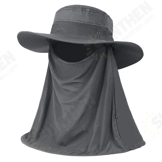Outdoor UV-proof Full Face Protective Hat With Anti-Saliva Dustproof Mesh Face Protection Shield Screen Mask Outdoor UV-proof Full Face Protective Hat With Anti-Saliva Dustproof Mesh Face Protection Shield Screen Mask