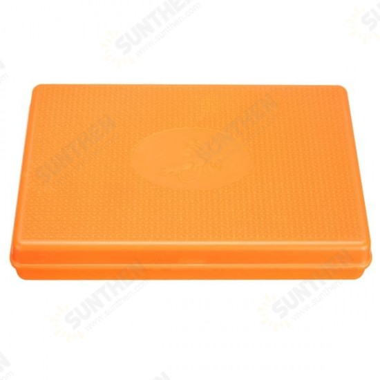 Plastic Slim Fly Fishing Box Fishing Tackle Box Slit Foam Insert