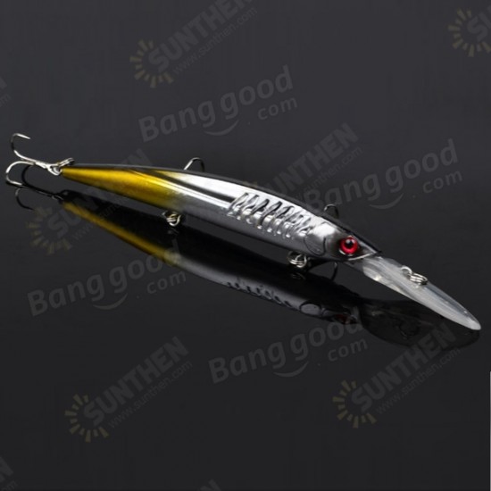 12.7g 14.5cm Minnow Bait Fishing Lure Hard Lure Bait with Hooks 5PCs